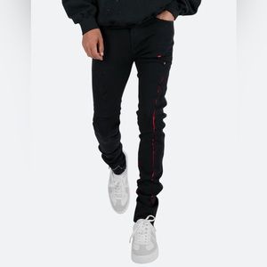 Mens MNML X412 LAVA SKINNY DENIM